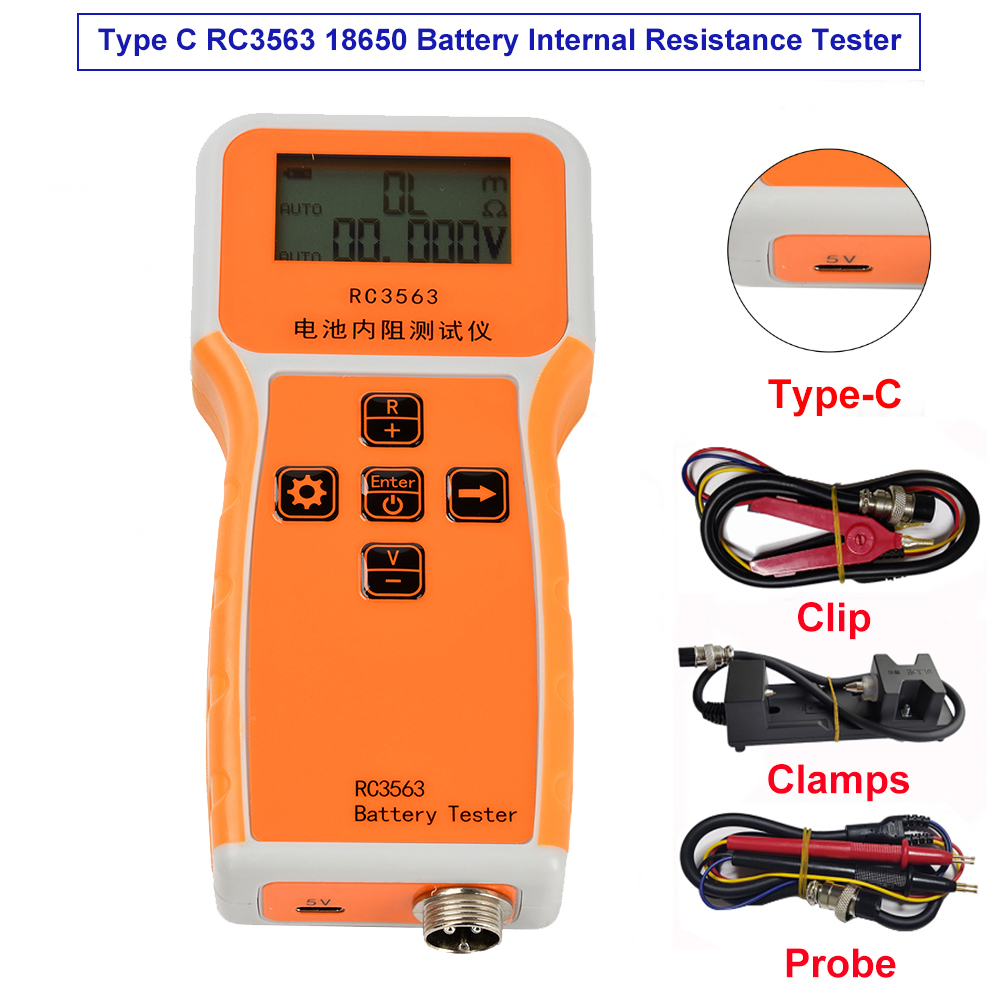 Battery Internal Resistance Tester Four Wire - Testeur de tension de batterie interne