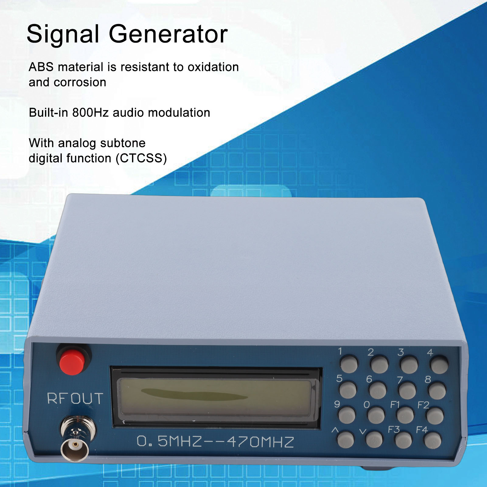 Générateur de signal RF, sourc - Rf Signal Generator 0.5Mhz To 470Mhz avis et prix