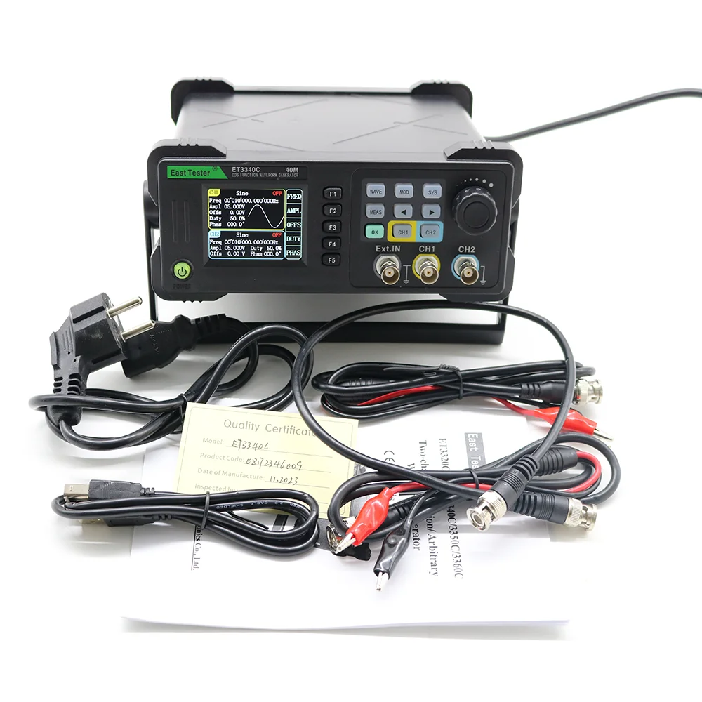 East Tester ET33C 20Mhz 40Mhz  - Dual Channel Arbitrary Waveform Function Generator 60Mhz avis et prix