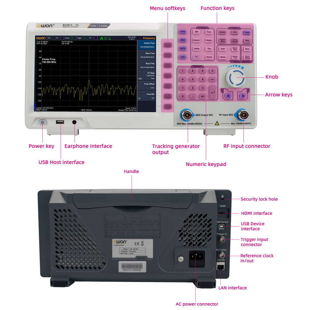 Analyseur de spectre numérique - Spectrum Analyzer Tracking Generator 1.5Ghz avis et prix